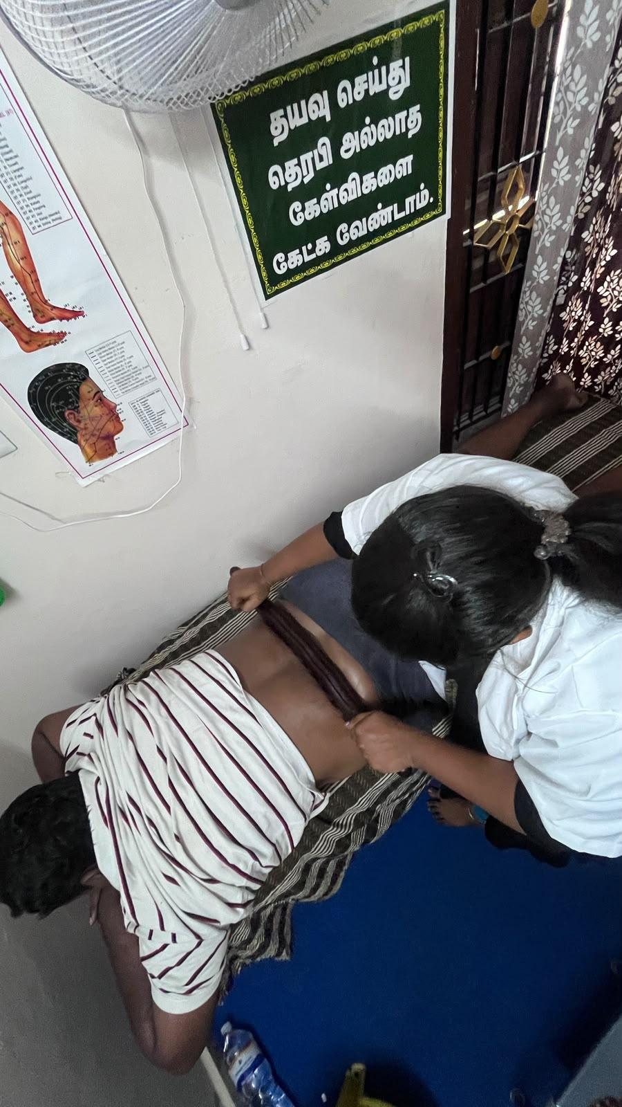 Stress relief foot reflexology at JSV Foot Reflexology centre