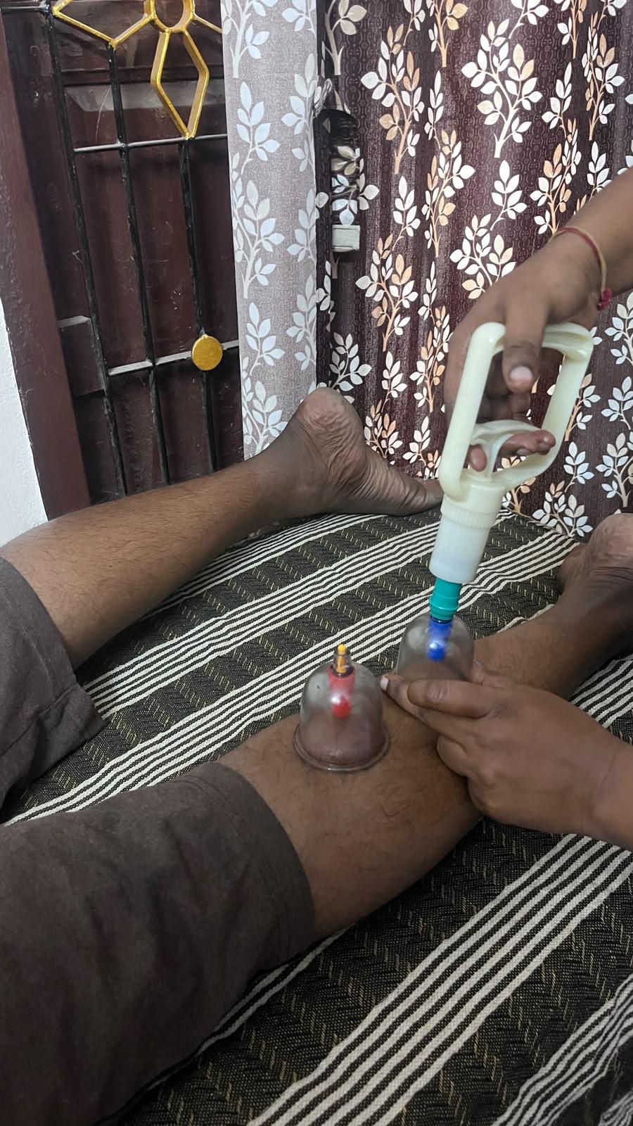 Rejuvenating reflexology treatment at JSV Padha Sigichai Mayam, Madurai